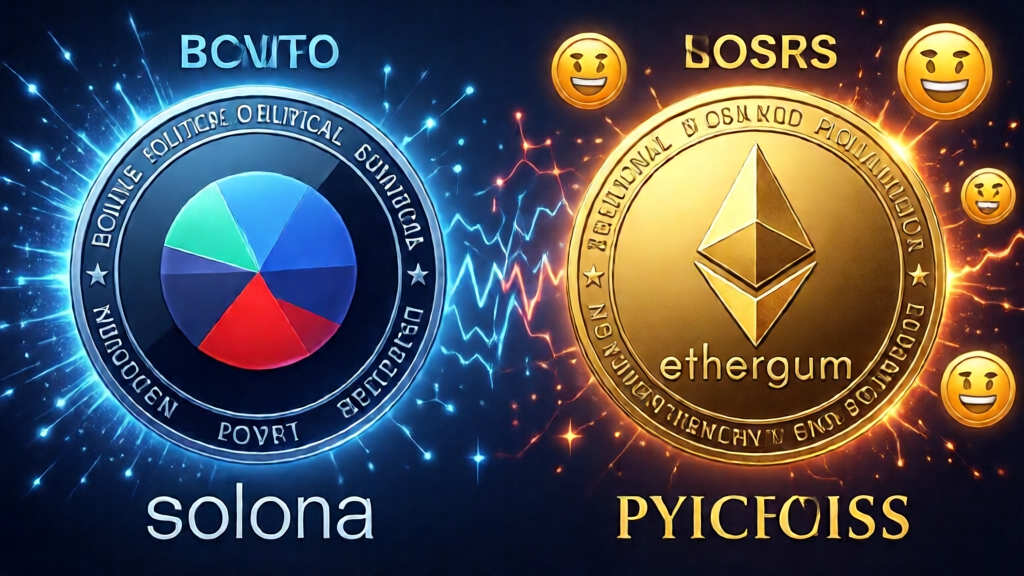 Comparison: Political Coins on Solana vs. Ethereum